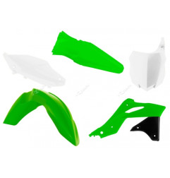 RACETECH Plastik-Kit OEM-Farbe (2016) Grün/Weiß für KAWASAKI KXF 250 2013-2016