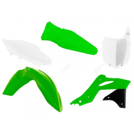 Kit de plástica RACETECH (5 pcs) - Color OEM para KAWASAKI KXF 250 de 2013 a 2016