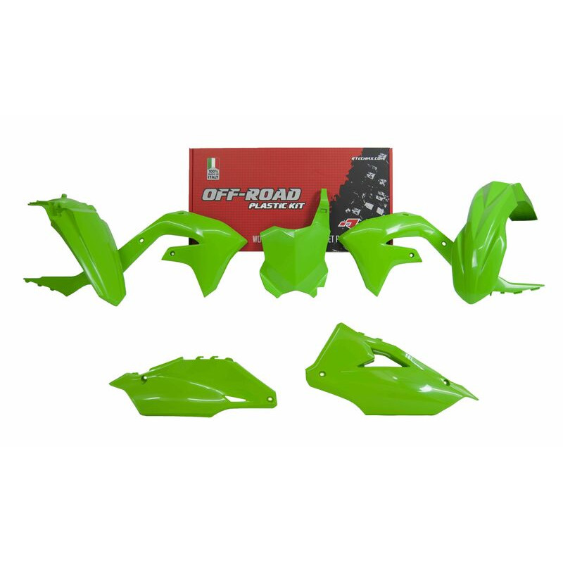 Kit de plástica RACETECH (5 pcs) para KAWASAKI KX 250, KX 250 X, KX 450 de 2019 a 2024