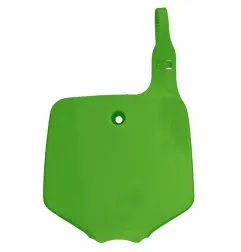 Plaque frontale RACETECH vert pour KAWASAKI KX 65 de 2000 à 2027