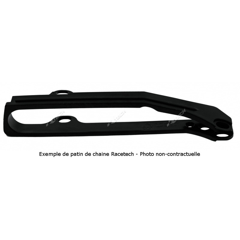 Patín de basculante RACETECH Negro para KAWASAKI KX 85, KX 85 L de 2014 a 2027