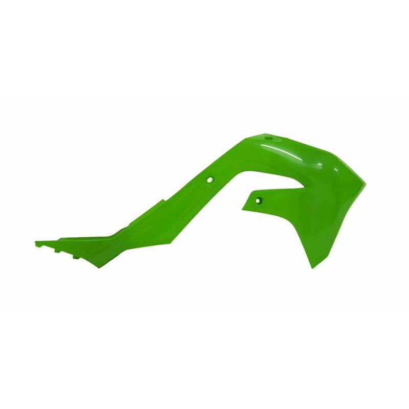 Ouïes de radiateur RACETECH vert pour KAWASAKI KX 250, KX 250 X, KX 450 de 2019 à 2024