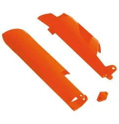 Protections de fourche RACETECH - orange pour KTM SX 125, SX 250, HUSQVARNA FC 250, FC 350 et GAS GAS EC 250, EC 300