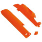 RACETECH Fork Guards - Orange for KTM SX 125, SX 250, HUSQVARNA FC 250, FC 350 and GAS GAS EC 250, EC 300 2007-2023