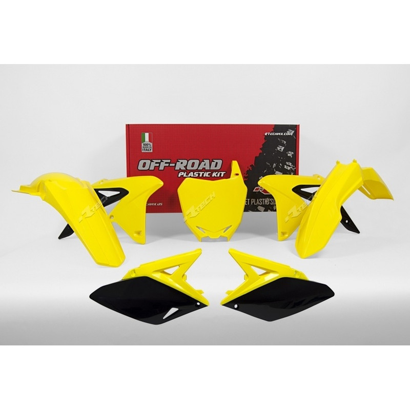 RACETECH Plastic Kit OEM Color (2017) Yellow/Black for SUZUKI RMZ 250 2010-2018