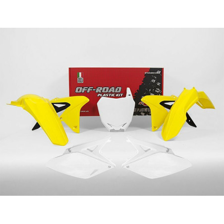 Kit de plástica RACETECH (5 pcs) - Color OEM para SUZUKI RMZ 250 de 2010 a 2018