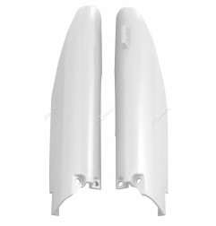 Protections de fourche RACETECH - blanc pour SUZUKI RM 125, RM 250, RMX 450, RMZ 250, RMZ 450 de 2007 à 2019