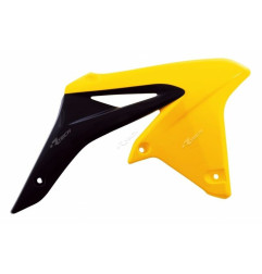 RACETECH Radiator Covers OEM Color (2016) Yellow/Black for SUZUKI RMZ 250 2010-2018