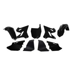 RACETECH Plastik-Kit Replica (2015) Schwarz für YAMAHA YZ 125, YZ 250, YZ 250 X 2002-2021