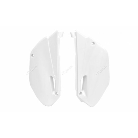 Plaques latérales RACETECH blanc pour YAMAHA YZ 85 de 2002 à 2014