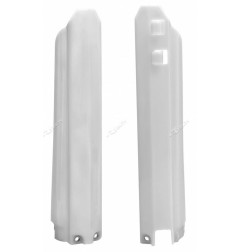 Protections de fourche RACETECH - blanc pour YAMAHA WRF 250, WRF 400, YZ 125, YZ 250, YZF 250 de 1996 à 2004