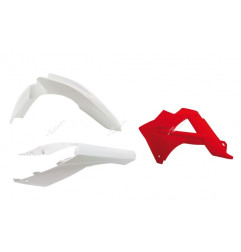 RACETECH Plastik-Kit OEM-Farbe Weiß/Rot für GAS GAS EC 125, EC 200, EC 250, EC 300, ECF 250 2001-2019