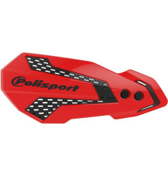 Paramanos POLISPORT MX Flow rojo / negro para HONDA CRF 450, CRF 450 RWE, CRF 450 RX ENDURO de 2021 a 2027