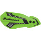 Protège-mains POLISPORT MX Flow vert / blanc pour KAWASAKI KX 250, KX 250 X, KX 450, KX 450 X de 2019 à 2026