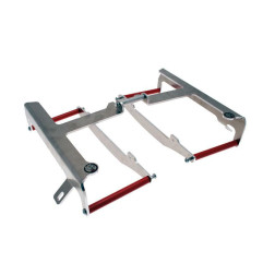 Protectores de radiador aluminio rojo AXP para BETA RR 350, RR 390, RR 430, RR 480 de 2015 a 2019