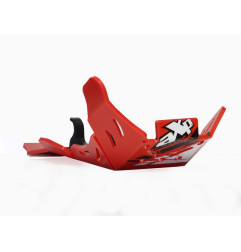 AXP Xtrem Skid Plate Red - Gas-Gas EC 250 F / 350 F for GAS GAS ECF 250, ECF 350 2021-2023