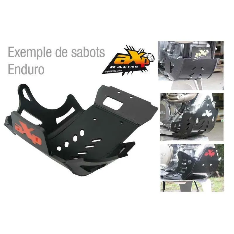 AXP Enduro Skid plate - HDPE 6mm for GAS GAS EC 200, EC 250, EC 300 2001-2009