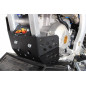 Cubrecárter AXP Enduro Xtrem negro 4T para TM RACING EN 250, EN 300, ENF 250, MX 300 FI, MXF 250 de 2019 a 2021