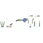 BLACKBIRD Retro Graphic Kit for HUSQVARNA FE 250, FE 350, FE 450, FE 501, TC 125 2019-2023 BLACKBIRD Retro Graphic Kit for HUSQVARNA FE 250, FE 350, FE 450, FE 501, TC 125 2019-2023