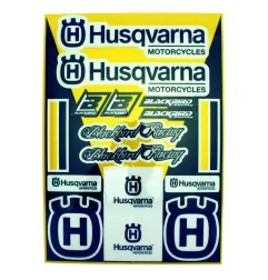 Kit Adhesivos Universal BLACKBIRD para HUSQVARNA CR 125, CR 250, TC 250, WR 125, WR 250 de 1975 a 2027