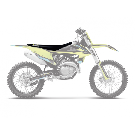Housse de selle BLACKBIRD Stealth-F pour KTM EXC 250, EXC 300, SX 50, SX 50 MINI, SX 85 de 2019 à 2024