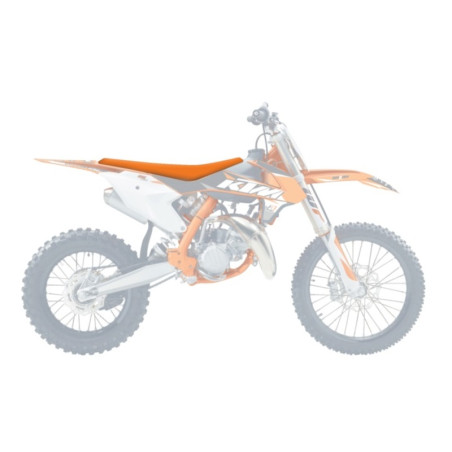 Housse de selle BLACKBIRD Pyramid orange pour KTM SX 85 de 2018 à 2024