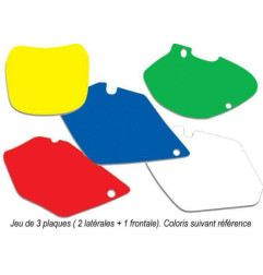 Fonds de plaque BLACKBIRD vert pour HONDA CRF 250, CRF 450 de 2009 à 2013