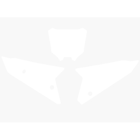 BLACKBIRD Plate Stickers for HONDA CRF 450 2021-2024