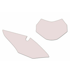 BLACKBIRD Plate Stickers para HONDA CRF 450 RX ENDURO de 2017 a 2020