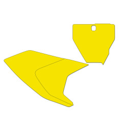 BLACKBIRD Startnummern-Untergründe für HUSQVARNA FC 250, FC 350, FC 450, TC 125, TC 250 2019-2020