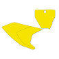 Kit adhesivos portanúmeros BLACKBIRD HVA TC/FC 19 para HUSQVARNA FC 250, FC 350, FC 450, TC 125, TC 250 de 2019 a 2020