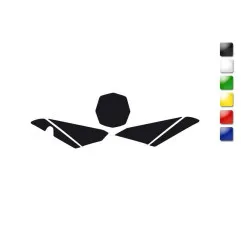 BLACKBIRD number plate backgrounds for HUSQVARNA TC 449 2011-2013