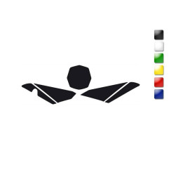 Fondos de placa BLACKBIRD para HUSQVARNA TC 449 de 2011 a 2013