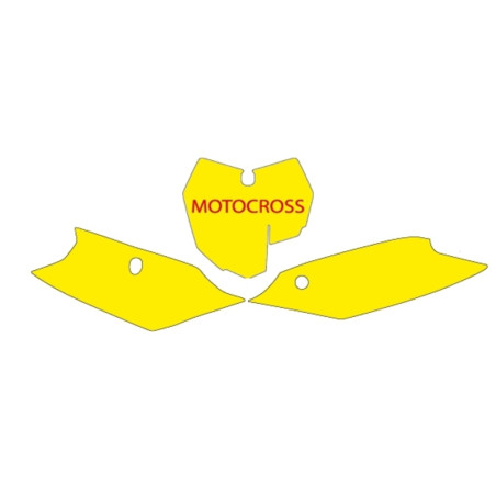 Fonds de plaque BLACKBIRD pour KTM SX 125, SX 150, SX 250, SXF 250, SXF 350 de 2013 à 2015