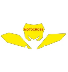 BLACKBIRD Startnummern-Untergründe für SUZUKI RMZ 250, RMZ 450 2018-2026