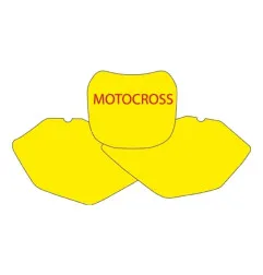 BLACKBIRD Plate Stickers blue para YAMAHA YZ 85 de 2002 a 2014