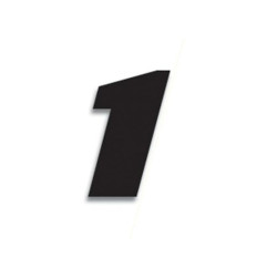 Numeros de carrera negro - Pack de 3 Uds BLACKBIRD PVC - 5049/20/
