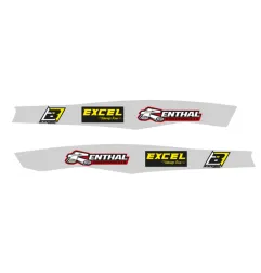 Adhesivos de basculante BLACKBIRD-F para KTM SX 125, SX 150, SX 250, SXF 350, SXF 450 de 2023 a 2025