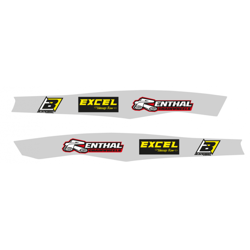 Adhesivos de basculante BLACKBIRD-F para KTM SX 125, SX 150, SX 250, SXF 350, SXF 450 de 2023 a 2025