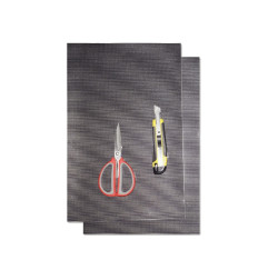 Adhesivo diseño carbón BLACKBIRD Crystall