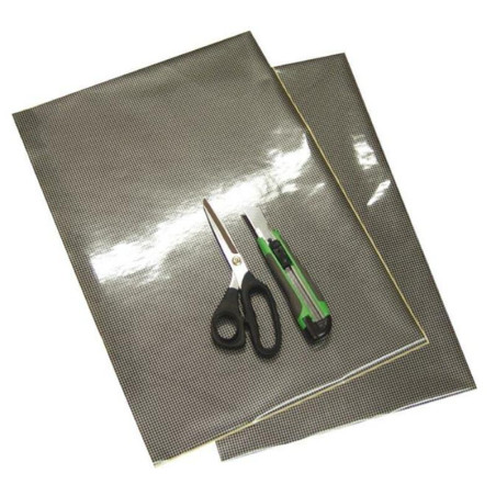Adhesivo BLACKBIRD Crystal Look Carbono - Con Superficie Transpirable