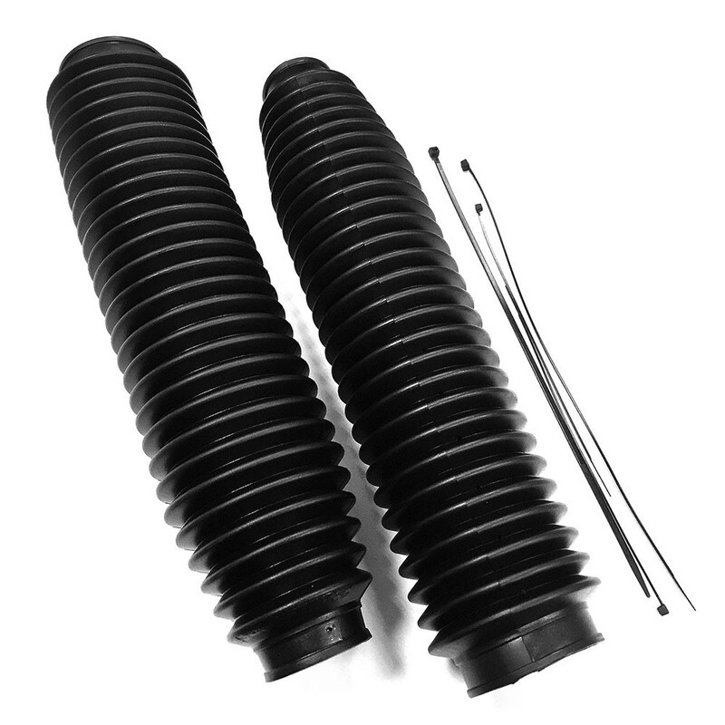 Fork boots POLISPORT 350mm Øhig 41mm Ølow 58mm black
