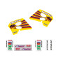 Kit déco complet TECNOSEL Team pour SUZUKI RM 125, RM 250 de 1993 à 1995