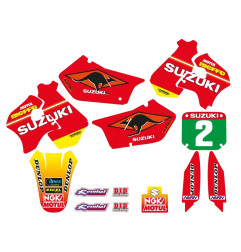 Kit adhesivos completo TECNOSEL Team para SUZUKI RM 125, RM 250 de 1996 a 1998