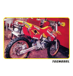 Kit déco complet TECNOSEL Team pour SUZUKI RM 125, RM 250 de 1996 à 1998