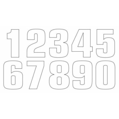 TECNOSEL Race Number - 50V02/10/