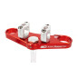 S3 Triple Clamp Ø39mm Red Pro Tech Fork para GAS GAS PAMPERA 125, TXT 125, TXT 250, TXT 280, TXT 300 de 2002 a 2023