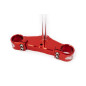S3 Triple Clamp Ø39mm Red Pro Tech Fork para GAS GAS PAMPERA 125, TXT 125, TXT 250, TXT 280, TXT 300 de 2002 a 2023