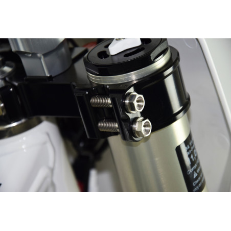 Kit vis titane SCAR M8x40 par 4 + M8x25 à l'unité pour HUSQVARNA FC 250, FC 350, KTM SX 250, SXF 450 et GAS GAS EC 300, ECF 350