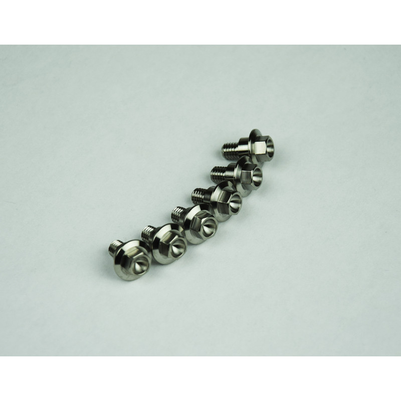 Kit vis titane SCAR M6x12 par 6 pour KTM EXC 300, SX 125, HUSQVARNA FC 250, FC 350 et GAS GAS EC 300, ECF 350 de 2000 à 2027